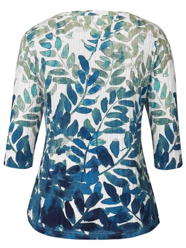 Image of JomeDesign Sweaters for Women 3 /4 Sleeve Tops Round Neck Loose Casual Blouses