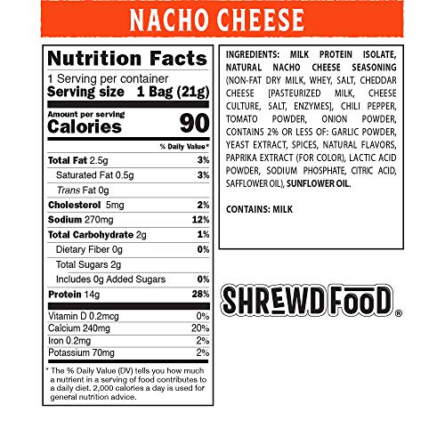 image for Shrewd Food Protein Puffs - High Protein, Low-Carb, Gluten-Free, Healt