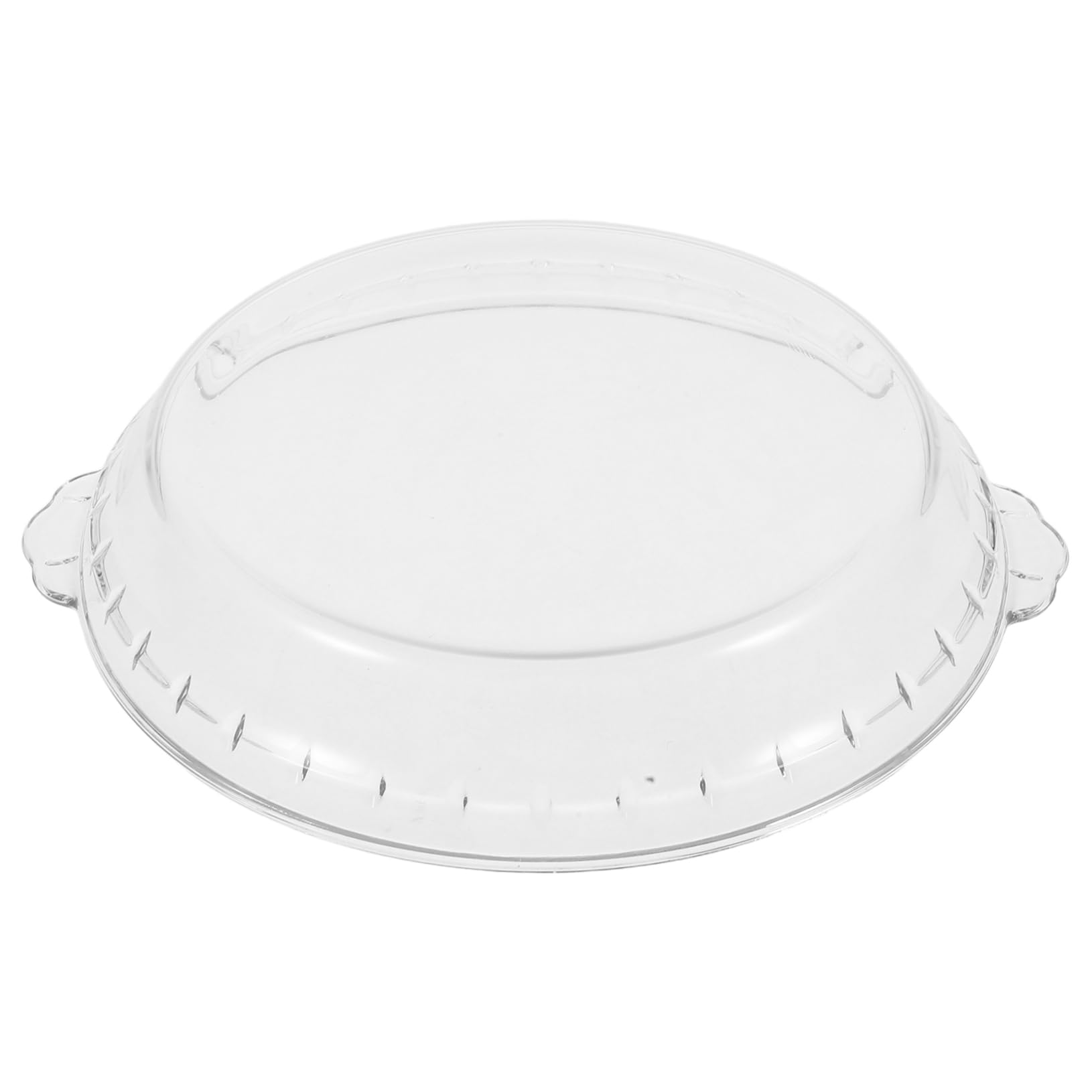 Tapa de cristal para horno microondas plato placa de vidrio para pastas de vidrio para microondas para alimentos utensilios para hornear Bandeja Transparente