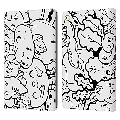 Étui portefeuille en cuir Head Case Designs Légumes pour iPad 9.7