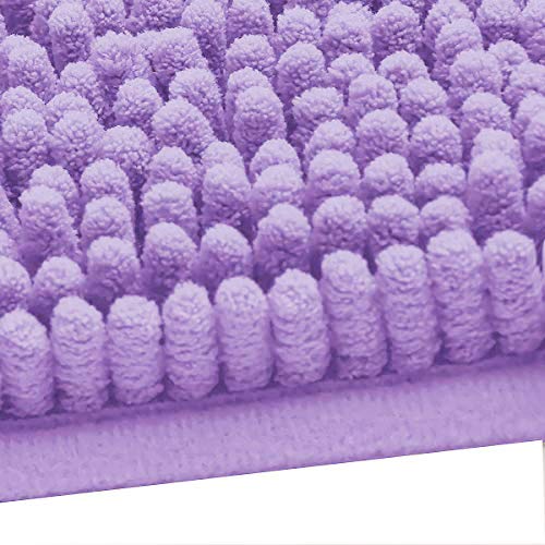 Madeals Badteppich Set 4-teilig mit WC-Deckelbezug und Teppich Set Kombi, Weich Shaggy Badteppich Set 3-teilig und U… – Bild 4