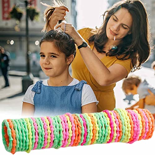 Mini cabelo sem costura,50 pçs/conjunto Pequenas e Simples Elásticas Cabelo Titular Pequeno Rabo Cav