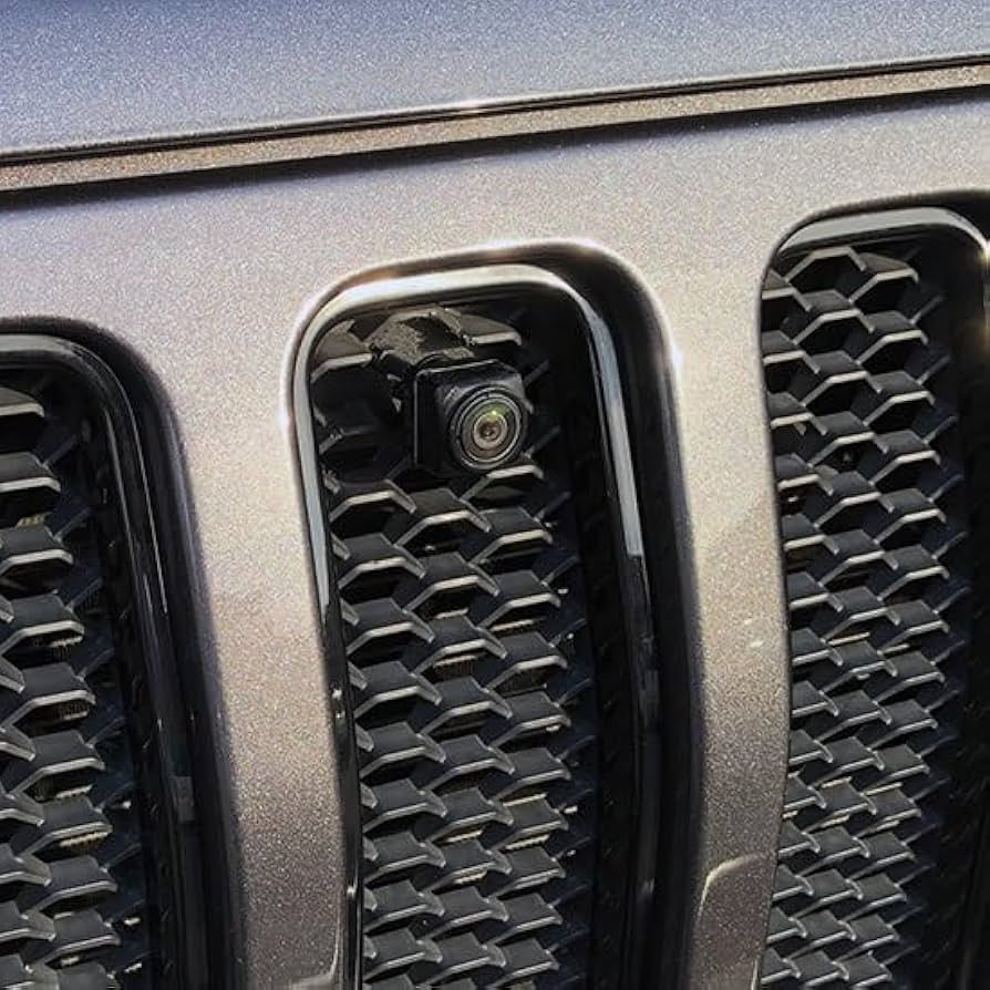JLラングラー　インナーグリル(フロントカメラ) Amazon.co.jp: ジープ用 ラングラー JL フロントカメラ移設