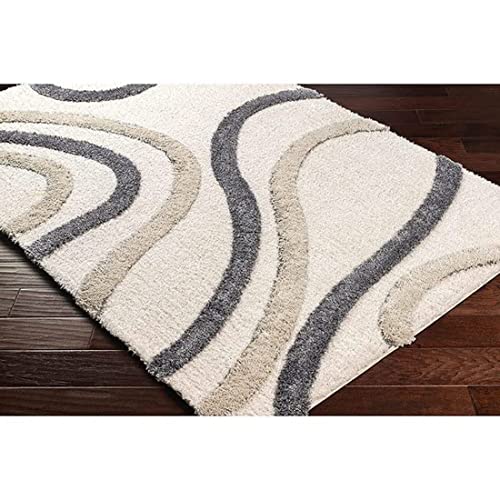 Image of Carpet Mahal Presence Gorgeous Design of Super Soft Shaggy Carpet for Living Room, Bedroom, Hall and Anywhere in Home. [12x18 feet]