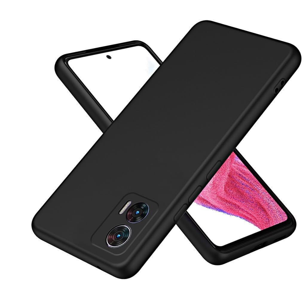 SPAZY CASE® Moto G45 5G Back Cover | Soft Silicone Slim Back Case Cover for Moto G45 5G - Black (B0DD728F3J) Amazon Price History, Amazon Price Tracker