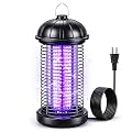 CXRUY Electric Bug Zapper Outdoor, Mosquito Killer Lamp, Hanging Waterproof Insect Zapper Fly Trap for Indoor Outdoor Patio Garage