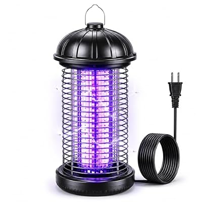 CXRUY Electric Bug Zapper Outdoor, Mosquito Killer Lamp, Hanging Waterproof Insect Zapper Fly Trap for Indoor Outdoor Patio Garage