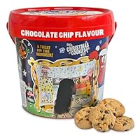 Cookie Time Chocolate Chip Cookies Bucket, 600 g | Approx 85 Bite-Size Cookies | Homestyle Biscuits Made with Real Chocolate