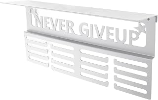 Medal Hanger Display, Carbon Steel Trophy and Medal Display Shelf, Medal Holder Display Hanger Rack Frame, Medal Display W...