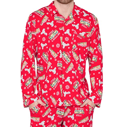 Underboss National Lampoon's Griswold Family Christmas Vacation Shitter's Full Pajama Set with Shirt and Pants2