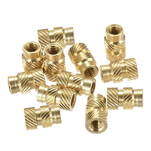 Écrous moletés M3 x 8 mm insert fileté laiton pour impression 3D uxcell