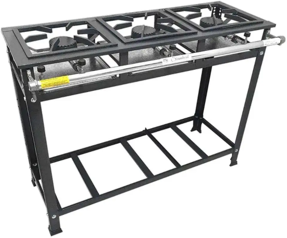 Fogão Industrial 3 Bocas Mr Fogões Alta Pressão 30x30 P5