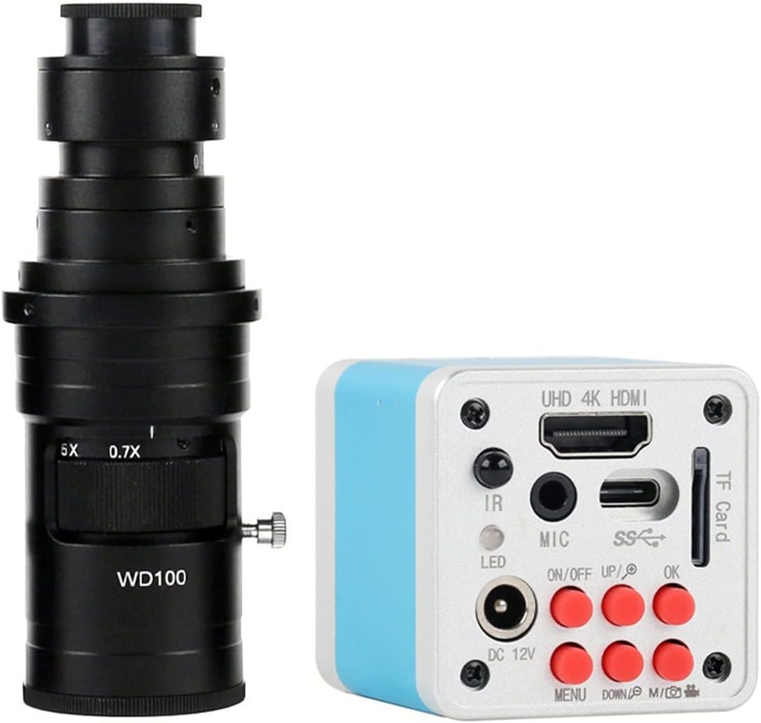 Lab Microscope Replacement Parts Microscope Cameras 4K UHD I_MX334 Digital TF HDMI USB Type-C 3.0 Industrial Electronic Camera for Phone Repair Soldering