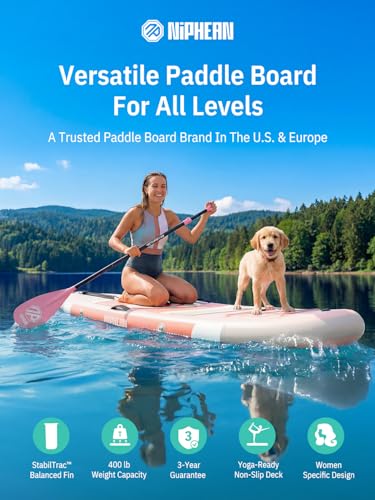 Image of Niphean 10' Inflatable Paddle Board, Ultra-Light SUP for Beginners