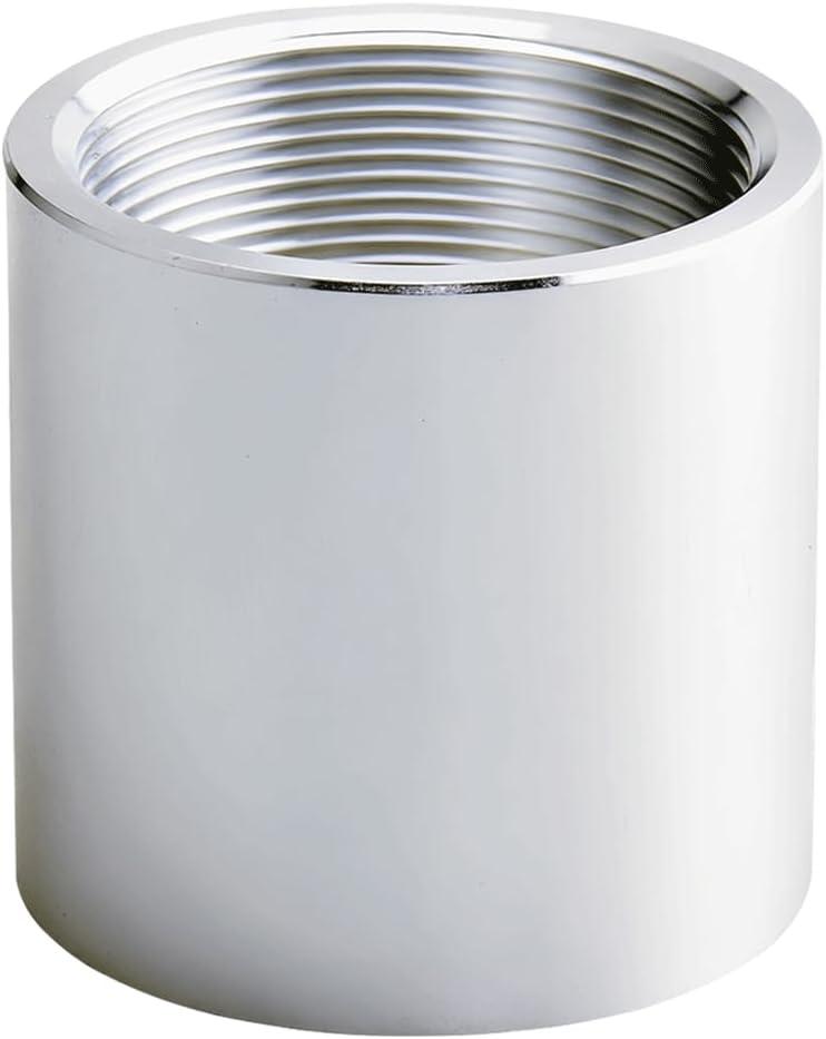 1-1/2" NPT Threaded Full Coupling, Aluminum 6061-T Schedule 40 Pipe Fitting, 1.5 Inch Female to Female Coupler, Corrosion Resistance 150 PSI for Air Water Oil