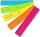 Ashton and Wright, Lineale – Bruchfest, Pastellfarben - 15cm/6 (Pack of 5, Neon)