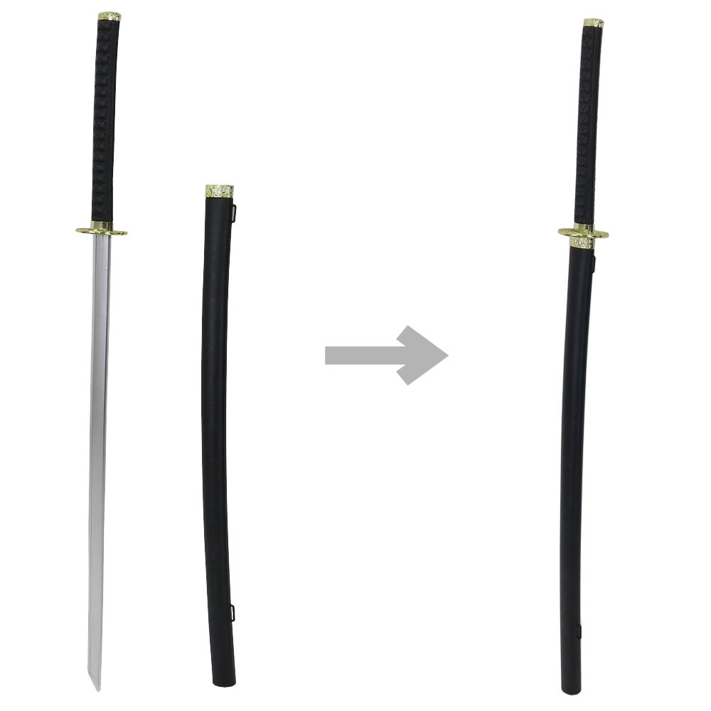 Amazon | Uniton 日本刀 金装飾 104cm プラスチック製 | ユニ