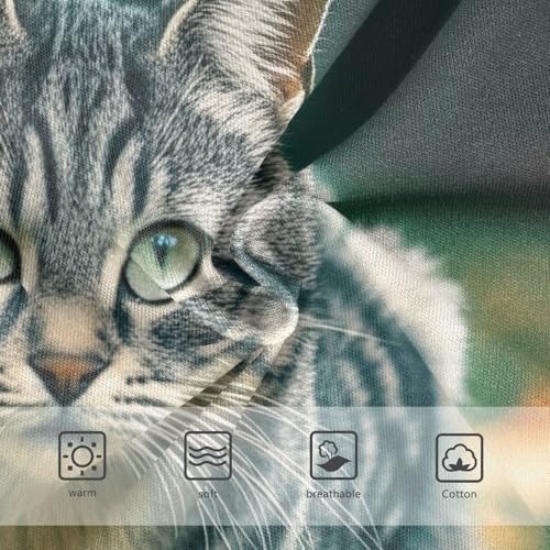 Aesthetic Toddler Girls Underwear 2t Cotton Panties Little Girl Grey Cat Autumn Grass Briefs Girls Undies3