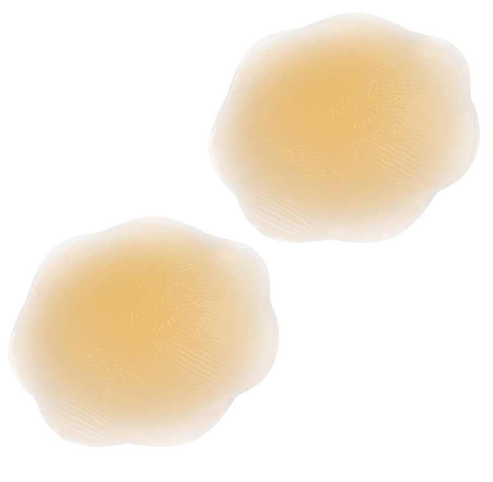 Petal Shaped Reusable Silicone Nipple Cover (1 pair) Nude Colour