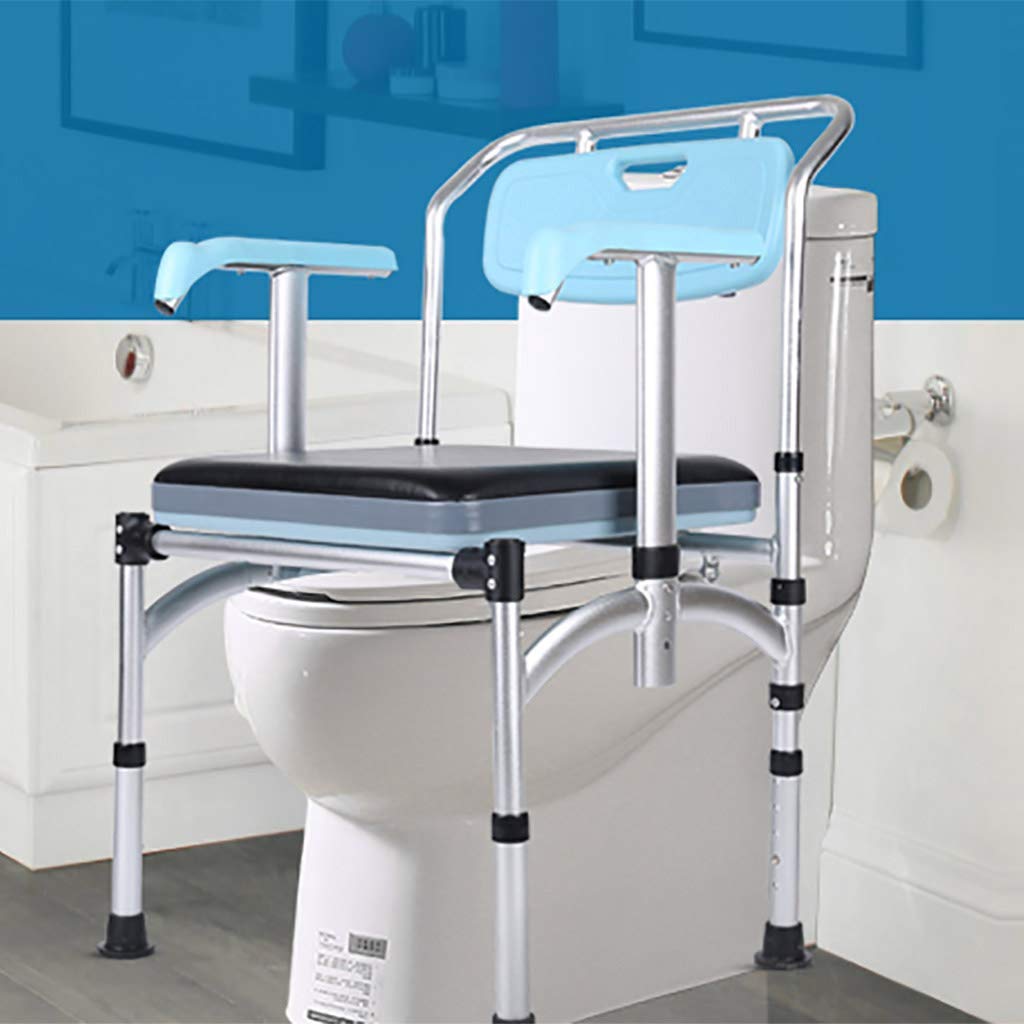Silla de Ducha, Banco de Transferencia Antideslizante de aleación de Aluminio, Asiento de bañera para Seguridad en el baño, Patas ybrazos Ajustables