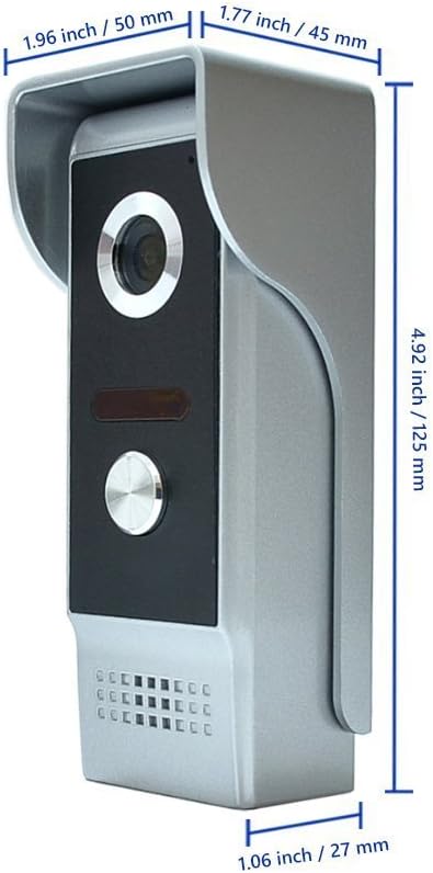 7'' LCD Video Door Phone Intercom Systems Via Password Open Door 600lbs Electronmagnetic Lock Access Control & Power Unit & ZL Bracket Full Kits