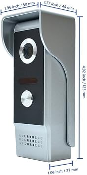 7'' LCD Video Door Phone Intercom Systems Via Password Open Door 600lbs Electronmagnetic Lock Access Control & Power Unit & ZL Bracket Full Kits