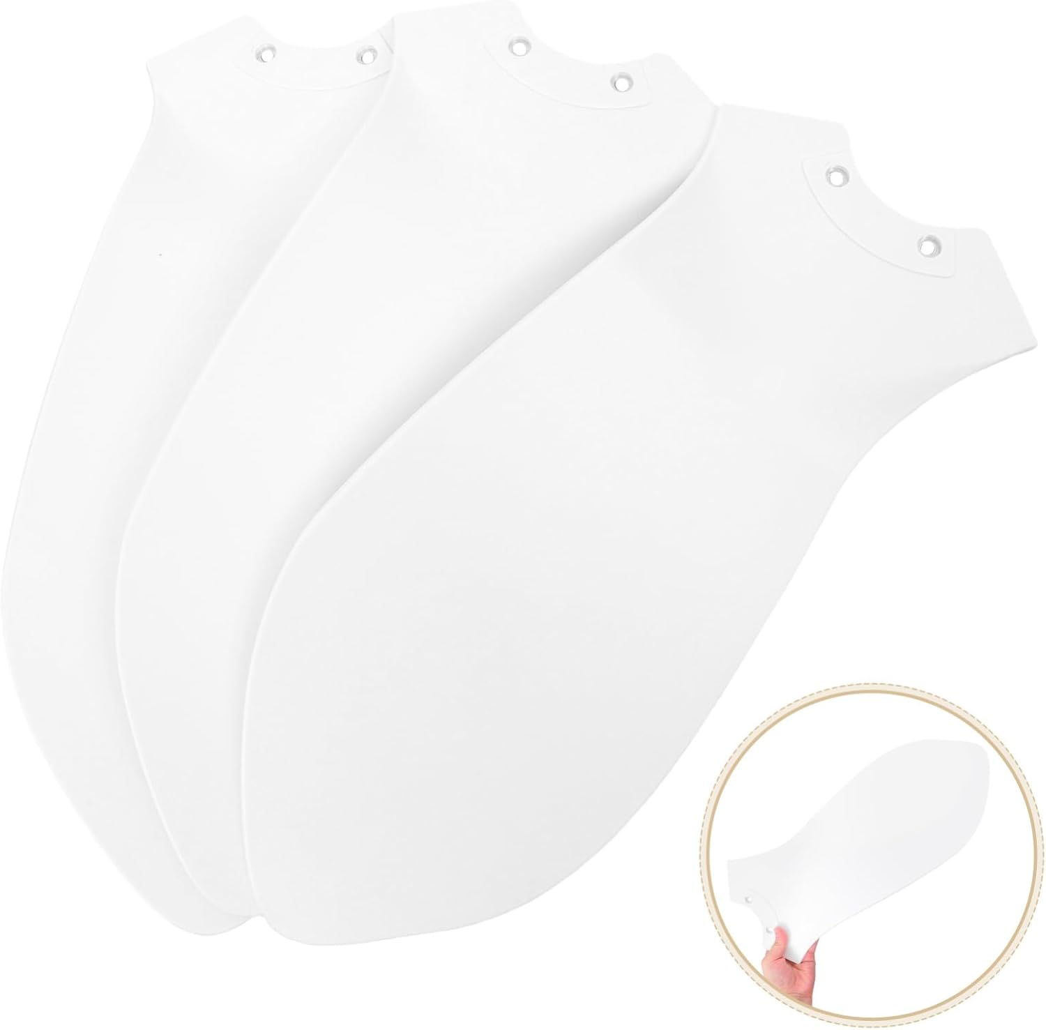 3pcs Replacement Blades for Electric Pedestal Fan Strong Airflow Easy Installation Compatible Standard Floor Fans for Home Cooling