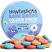 Honeysticks Natural Bath Color Drops for Kids – Natural and Food Grade Ingredients – Great Bathtime Toys Gift – Fragrance Free – 36 Drops