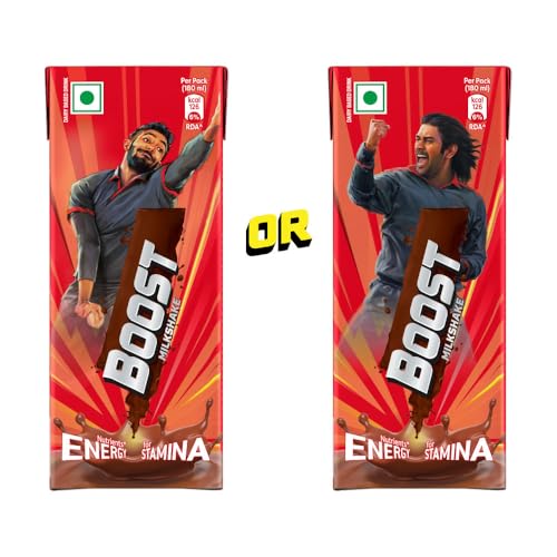 Image of Boost Milkshake | NUTRIENTS* FOR ENERGY - STAMINA | 180 ml
