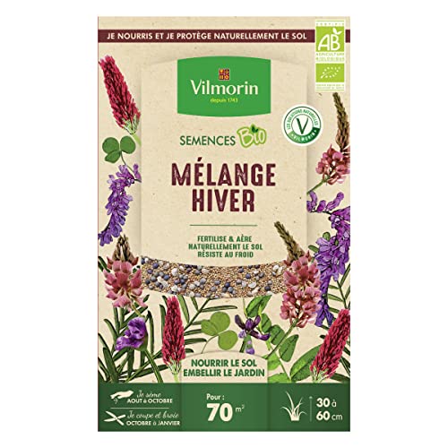 Vilmorin - Graines Mélange Hiver Bio, boite de 250 grs