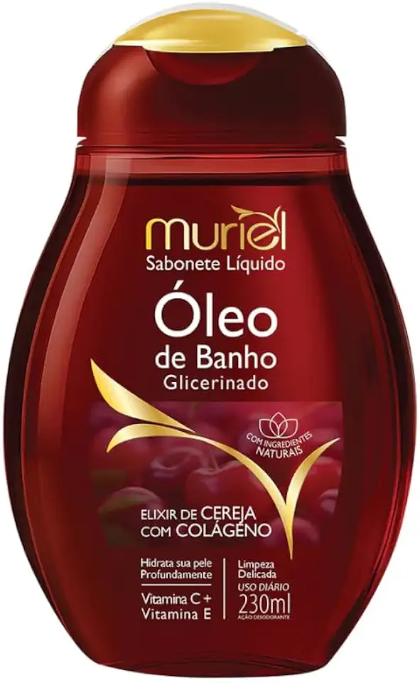 Sabonete Óleo de Banho Cereja com Colágeno Muriel 230ml