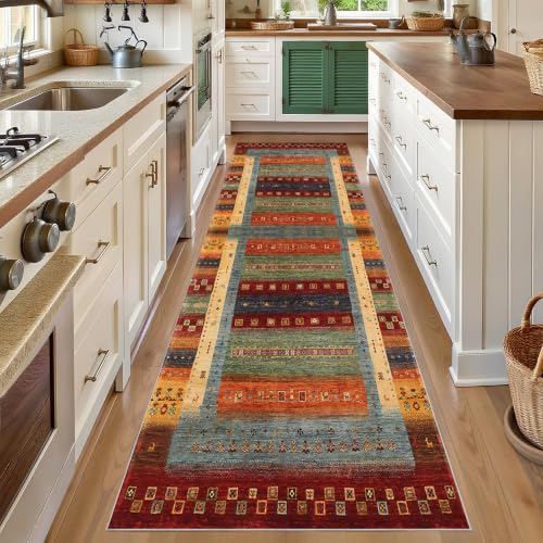 Alfombra larga para pasillo lavable y antideslizante de 60x80 cm 3