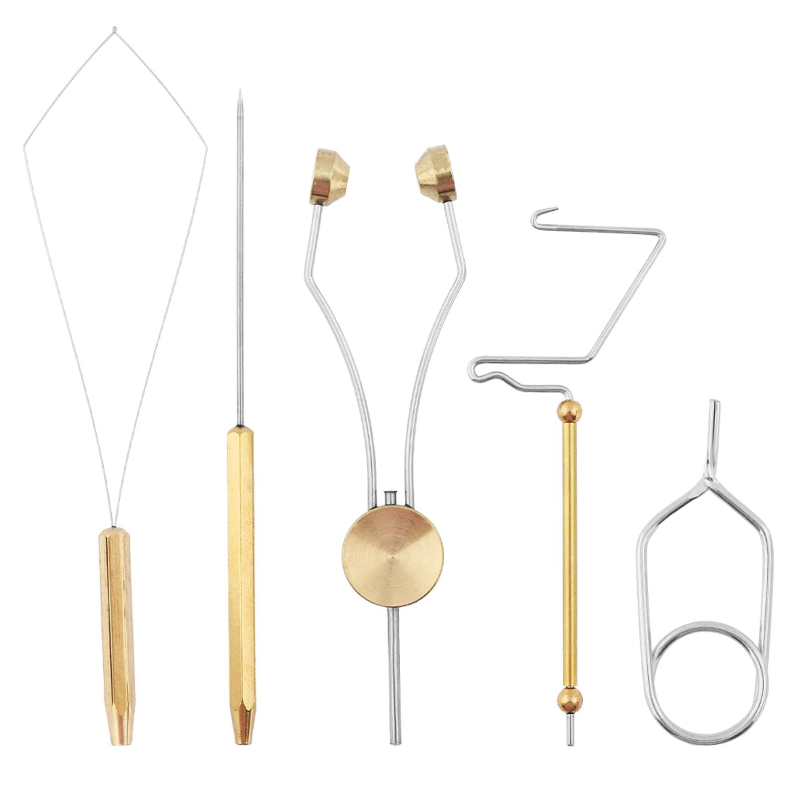Fly Tying Tools Bobbin Threader Fly Tying Kit Whip Finisher Fly Tying Tools Set Flies Lure Making Tools Set for Lure Making Tool