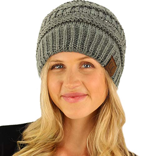 Image of Hatsandscarf CC Exclusives Solid Color Beanie Tail Hat for Adult (MB-20A)