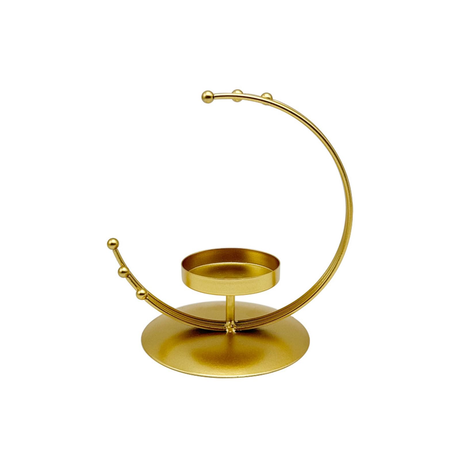 Eid Mubaraks Lamp Metal Hollowed Shape Tealight Holder Stand for Muslims Holiday Parties Decorations Metal Holder