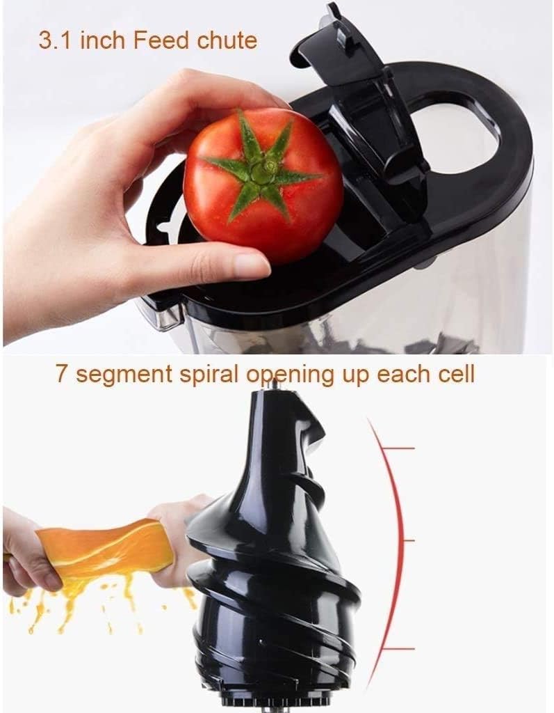 Juicer Juice Extractor Juicer Machine with 3.1'' Wide Mouth Centrifugal Juicer for Fruits and Vegs BPA-Free with Juice and Fruit Separation Function Easy To Clean Fruit and Vegetable Juicer