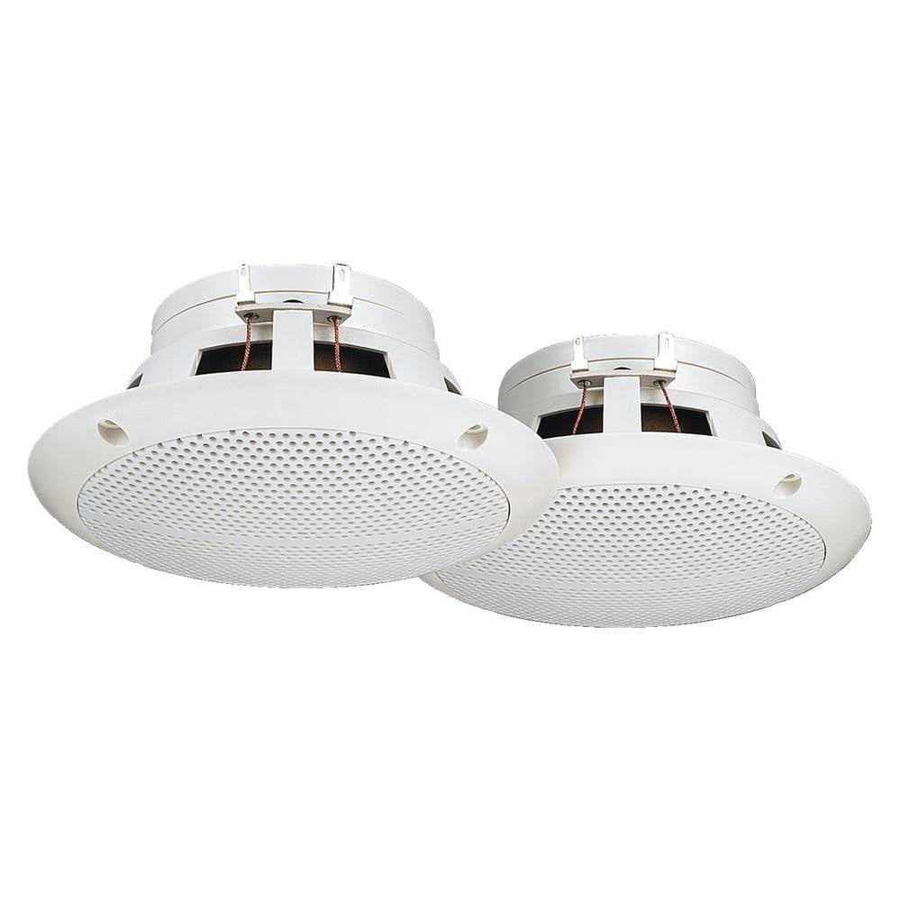 Monacor SPE-230/WS Einbaulautsprecher 50 W 8 Ω Weiß 1 Paar