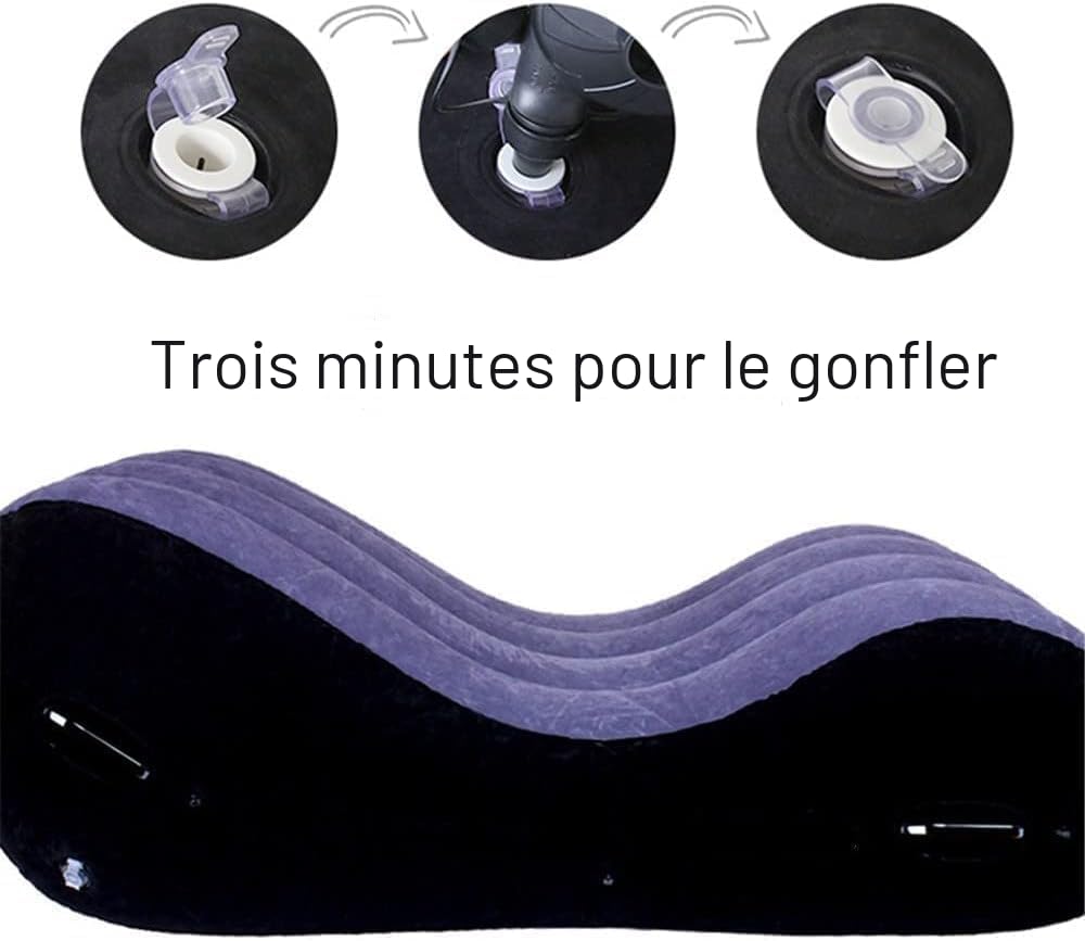 Ensemble de meubles sexuels gonflables, kit d'oreillers érotiques et rampes, chaise gonflable, fauteuil gonflable, oreillers sexuels, chaise d'amour, jouets sexy pour le sexe en couple, oreillers