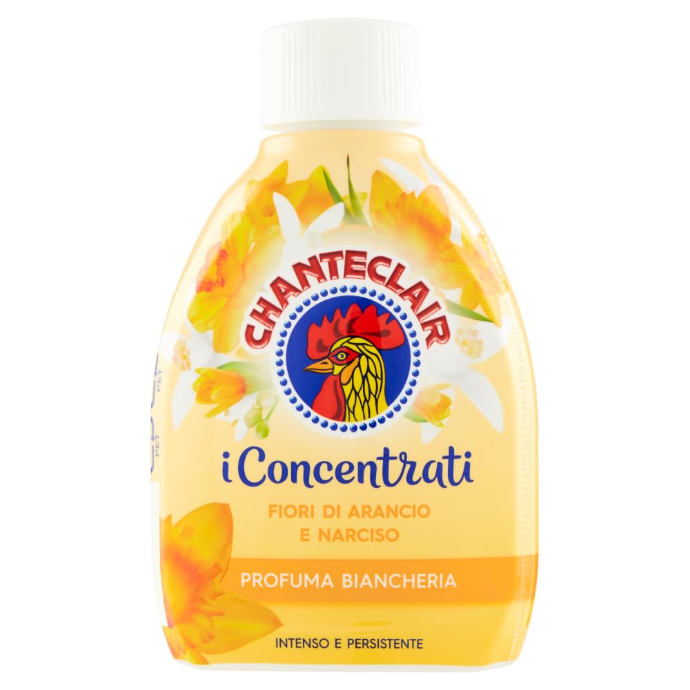 Chanteclair I concentrato profumo per bucato pacchetto test – Profumi per vestiti – 5 diversi profumi – deodorante per bucato 5 x 220 ml + portachiavi Beni Culinari