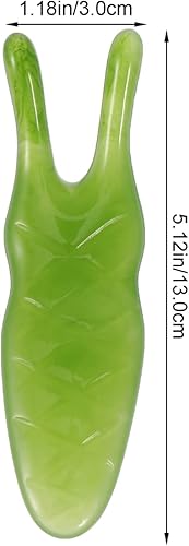 Miniatura 2 de Healifty Masajeador de nariz de resina de dos puntas, herramientas de masaje nasal portátil para puente de nariz, alas y fosa nasal (rosa y verde)