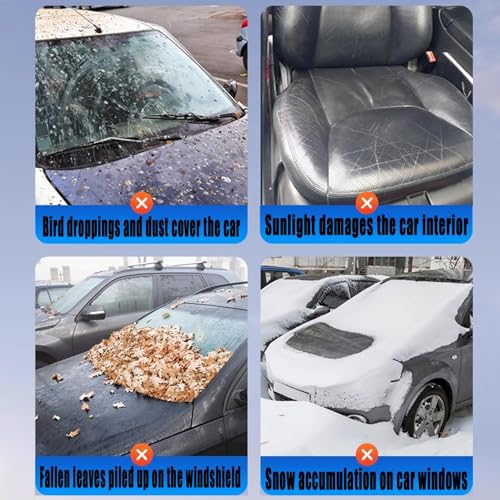 Image of 5-Layer 244 inch*83 inch*77 inch Waterproof All-Weather SUV Car Cover Heavy Duty Full Exterior Protection Universally Fit fit Cadillac Escalade ESV Chevy Suburban Ford Expedition Max GMC Suburban Lincoln etc