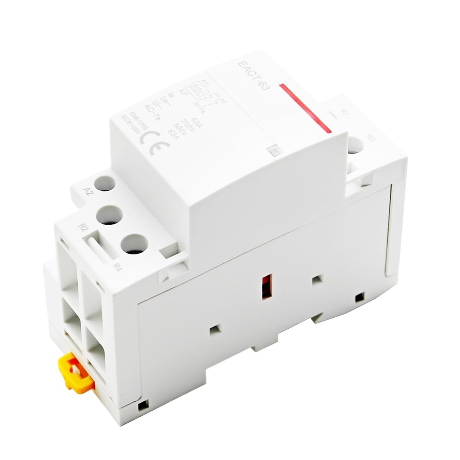 Stycznik modułowy domowy 2P 16-100A AC 110V 220V 50/60Hz do szyny DIN, kontroler przełącznika 2NO 2NC 1NO 1NC (40A, 2NC-110V)