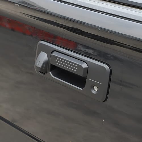 Miniatura 5 de CHEAYAR Funda para puerta trasera compatible con Toyota Tundra 2014-2021, cubierta de manija de puerta trasera de ABS para puerta trasera, moldura