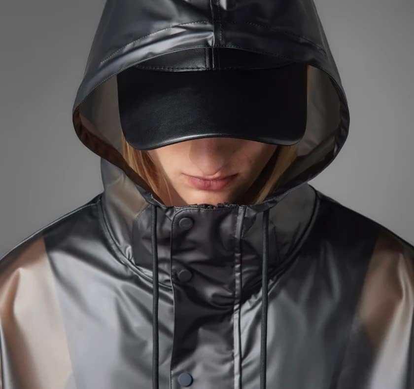 adidas Men's Arkive Black Raincoat - Image 5