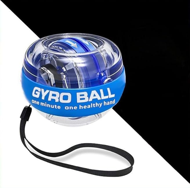 Portable Gyro Power Ball, Wrist Power Gyro Ball, Hand Forearm Strengthener, Wrist Trainer, Muscle Training Powerball, Wrist Exercise Equipment, Portable Hand Strengthener