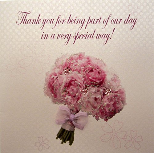 White Cotton Card - Biglietto di Ringraziamento