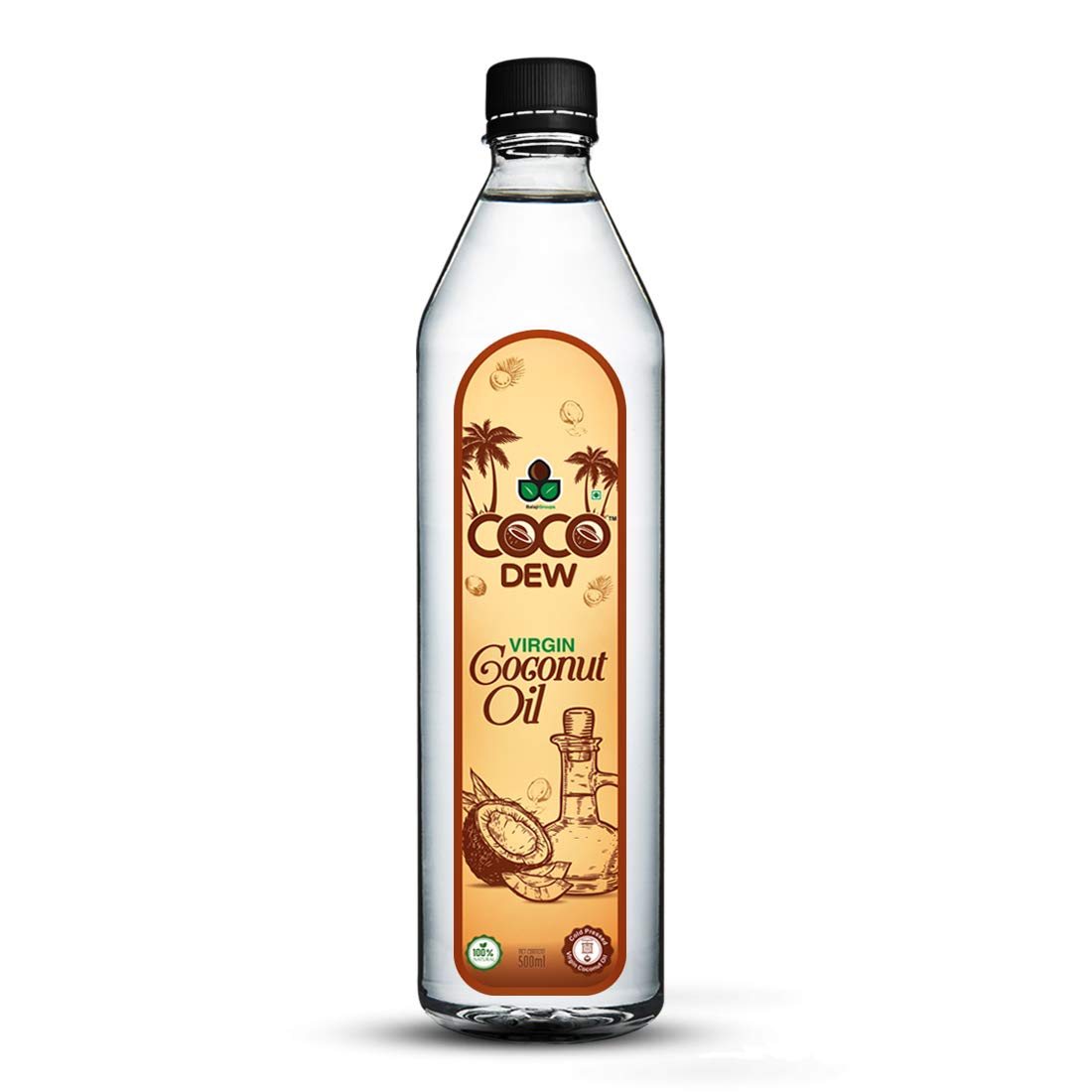 Cocodew Virgin Coconut Oil Cold-Pressed (500ml) Pack of 1 (B07TTNSXKZ) Amazon Price History, Amazon Price Tracker
