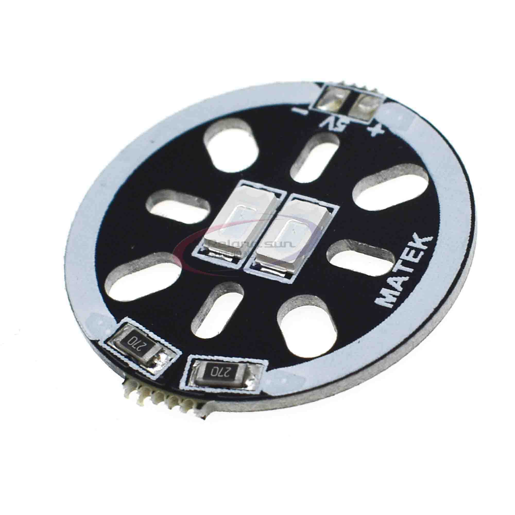Lot De 2 Lampes LED Pour Moteurs De Drone 1806/2204/2206 - Alimentation 5V - Montage M2/M3