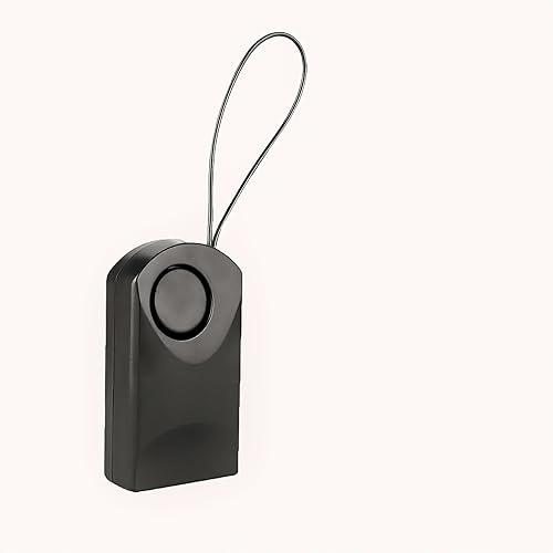 Pomo portátil con sensor táctil, alarma táctil de alta sensibilidad, alarma de manija de puerta de 100 db para alarma de sirena fuerte adecuada para