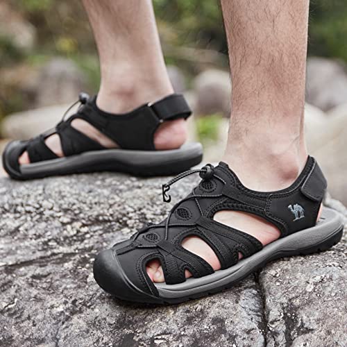 Image of CAMELSPORTS Men's Hiking Sandals Closed Toe Outdoor Beach Sandal Waterproof Sport Fisherman Sandals Water Shoes